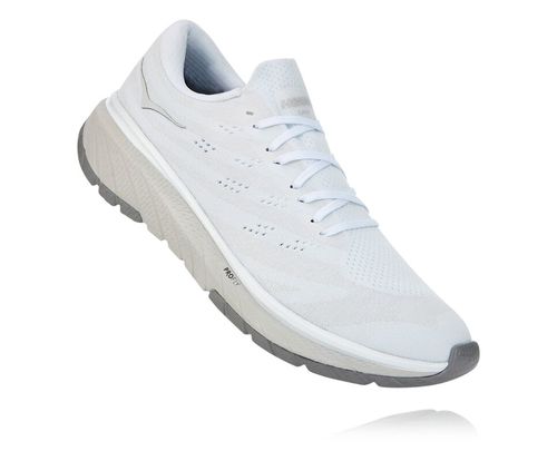 Hoka One One Herre Cavu 3 Road Løpesko Hvit/Nimbus Cloud Norge-93UOC